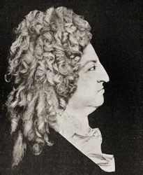 Ludwig XIV. (1638-1715) König von Frankreich im Jahr 1706